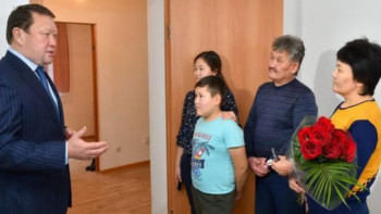 Фотография к новости: Солтүстiк Қазақстанда жаңа тұрғын үй мен шағын орталық қолданысқа берiлдi