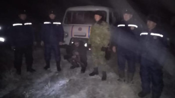 Фотография к новости: Алматылық құтқарушылар адасып кеткен малшыны аман алып қалды