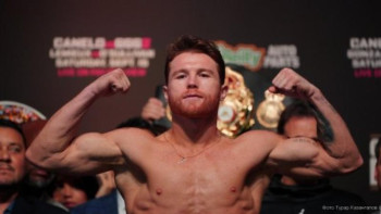 Фотография к новости: "Канело": Кез келген салмақтағы мықтылармен жұдырықтасуға дайынмын