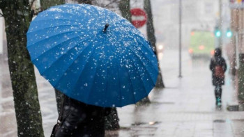 Фотография к новости: Атырау облысында қар аралас жаңбыр жауады