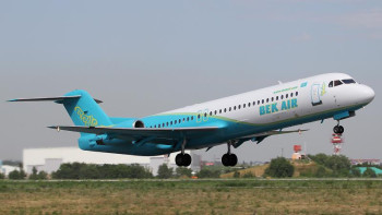 Фотография к новости: 22 жылдан бері құрастырылуы тоқтаған Fokker 100 Қазақстанда әлі күнге жүр