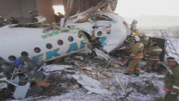 Фотография к новости: Ұшақ апаты. Fokker компаниясы арнайы мамандар жіберді