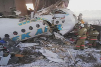 Фотография к новости: Ұшақ апаты. Fokker компаниясы арнайы мамандар жіберді