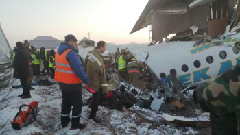 Фотография к новости: Казаэронавигация ұшақ апатына желдің ізі себеп болуы мүмкін дегенді жоққа шығарды