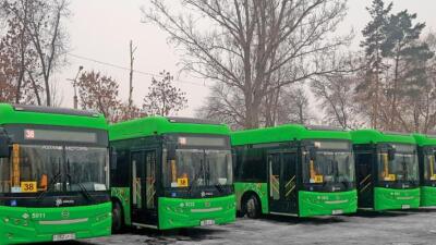 Алматы көшелеріне 60 экоавтобус шықты