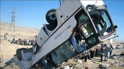 Иранда автобус аударылып, 20 адам қаза тапты