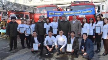 Фотография к новости: Шымкенттік құтқарушылар мен еріктілер бірікті