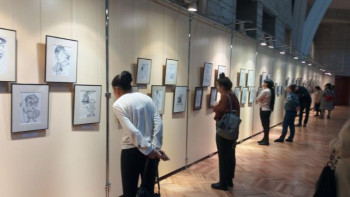 Фотография к новости: Алматыда Еркін Нұразхановтың “Шарайна" атты жеке көрмесі ашылды