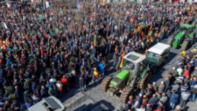 Испанияда фермерлердің митингі өтті