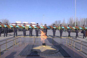 Фотография к новости: Жеңіс-75. "Біз –Жеңістің мұрагеріміз!" эстафетасы Атырауда