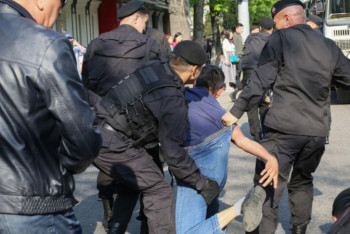 Фотография к новости: 1 наурызда митингке шыққан 80 адам ұсталды – ІІМ