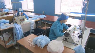 Павлодарлық кәсіпкерлер медициналық маска тіге бастады 