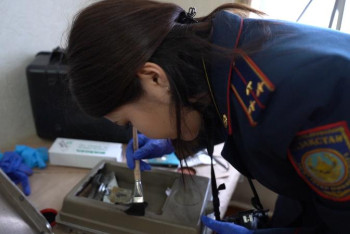 Фотография к новости: Криминалистиканың қыр-сырын меңгерген бойжеткен