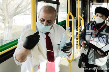 Фотография к новости: Автобустар әр айналым аяқталған сайын залалсыздандырылады