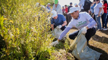 Фотография к новости: "Birgemiz: Taza Álem" жобасы еліміздің экологиясын жақсартуға атсалысады