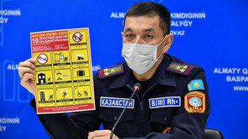 Фотография к новости: Алматы ТЖД карантин жағдайында үйде отырған халыққа ескерту жасады 