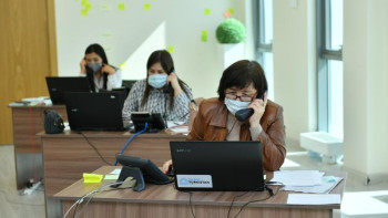 Фотография к новости: Call-орталыққа тұрғындардан 37 мыңнан астам қоңырау келіп түсті