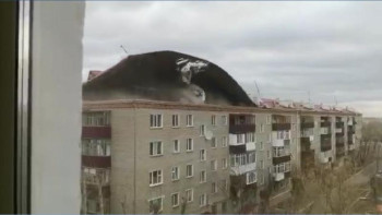 Фотография к новости: Дүлей дауыл көкшетаулықтарды әбігерге салды