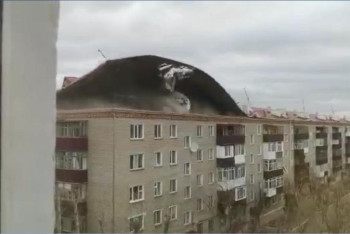 Фотография к новости: Дүлей дауыл көкшетаулықтарды әбігерге салды