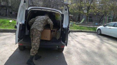 Алматылық әскери қызметшілер #Bizbirgemiz акциясына қосылды
