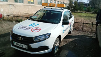 Фотография к новости: Көлік құрастырушылар санитариялық қызметке автокөліктер сыйлады