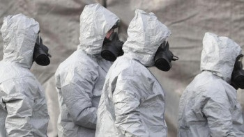 Фотография к новости: Жазасын өтеушілер қорғаныш костюмдерін тігуде