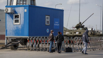 Фотография к новости: ﻿Карантин. Нұр-Сұлтандағы блок-бекеттен фоторепортаж