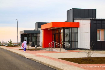 Фотография к новости: Бүгін 13 күнде салынып біткен инфекциялық аурухана ашылды