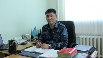 Фотография к новости: Елдос Оразалин: Полиция қыметкері болуды берік мақсат еттім