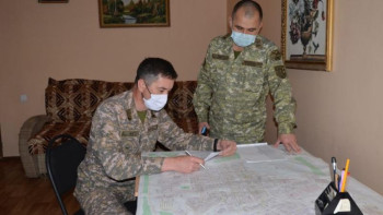 Фотография к новости: Індетпен күресуде әскерилердің де үлесі бар 