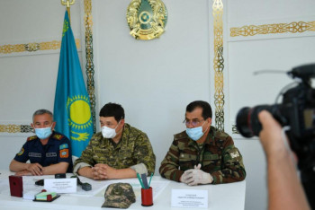 Фотография к новости: Су тасқыны. Фирдоуси ауылындағы су деңгейі төмендеді