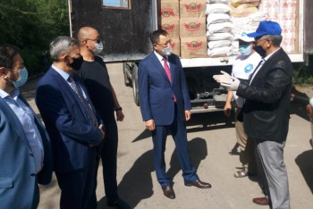 Фотография к новости: ҚХА Мақтааралға 180 тонна гуманитарлық көмек жіберді