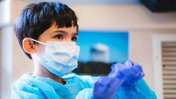 Фотография к новости: Алматыда коронавирус жұқтырған 40 бала ем қабылдап жатыр