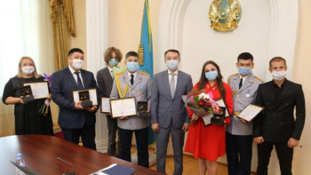 Фотография к новости: Қостанайда патриоттық байқау жеңімпаздары марапатталды 