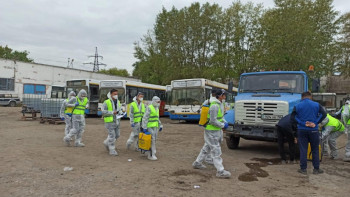 Фотография к новости: Павлодарда кешенді санитарлық шаралар жүргізіліп жатыр 