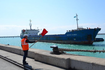 Фотография к новости: Каспийдегі порттар арасында 1 млн тонна жүк тасымалданды 