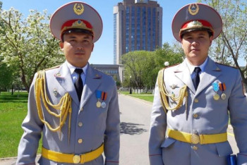 Фотография к новости: ﻿Атыраулық полицейлер:﻿ Біз ерлік жасаған жоқпыз, бұл борышымыз