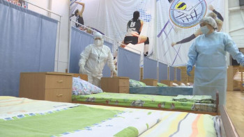 Фотография к новости: Ертіс өңірінде провизорлық стационарлар ашылуда 