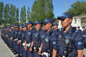 Фотография к новости: Ұлттық ұлан сарбаздарының бір күні  