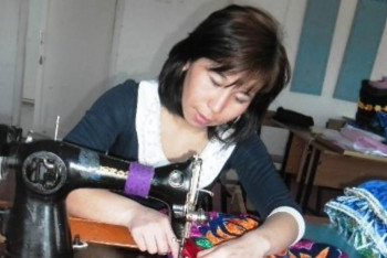 Фотография к новости: Қызылордалық тігінші мемлекеттік бағдарламаның көмегімен кәсібін кеңейтті