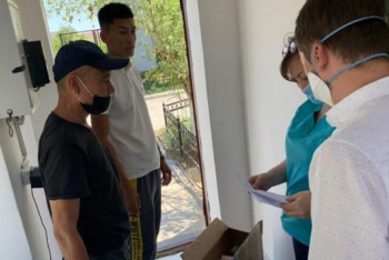 Фотография к новости: Қызылордалық еріктілер үш айда 42 мың маска таратты