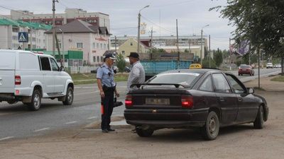 Батыс Қазақстан облысында такси қызметіне қатысты рейдтік шаралар жүргізілді
