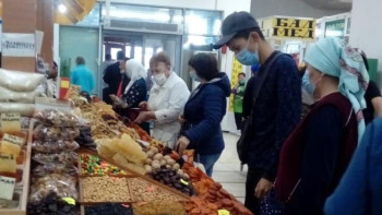 Фотография к новости: «Шапағат» базарында санитарлық талаптар сақталмай отыр