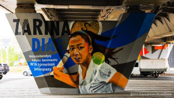 Фотография к новости: Елордада Зарина Диястың муралы салынды 