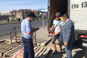 Фотография к новости: Шымкентте ретсіз сауда орындарында рейд ұйымдастырылды