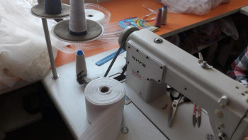 Фотография к новости: Көпбалалы аналар тігін ісін меңгеруге ден қоюда 