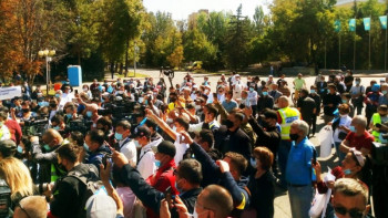 Фотография к новости: Алматыдағы бейбіт шеру аяқталды