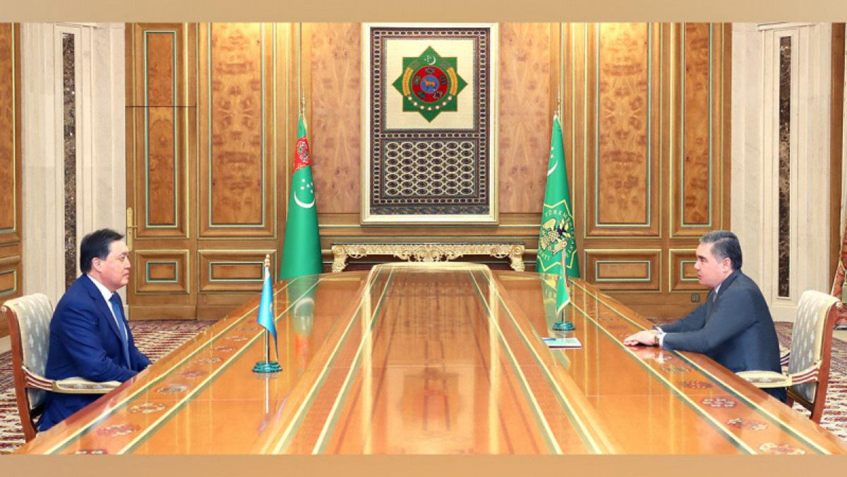 Асқар Мамин Түрікменстанның Президентімен келіссөз жүргізді 
