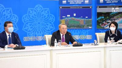 Назарбаев: Бұл Каспийде халықаралық туристік хаб құрудың алғашқы қадамы