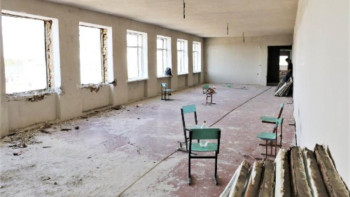 Фотография к новости: 1934 жылы салынған мектепке алғаш рет күрделі жөндеу жүргізілді